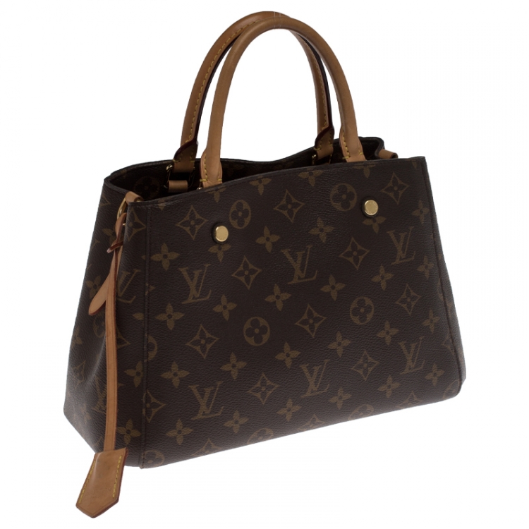 Pre Owned Louis Vuitton Monogram Canvas Montaigne BB Bag