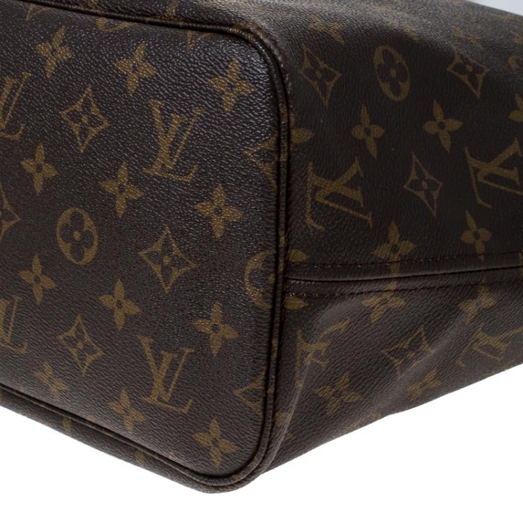 Pre Owned Louis Vuitton Monogram Canvas Neverfull MM Bag