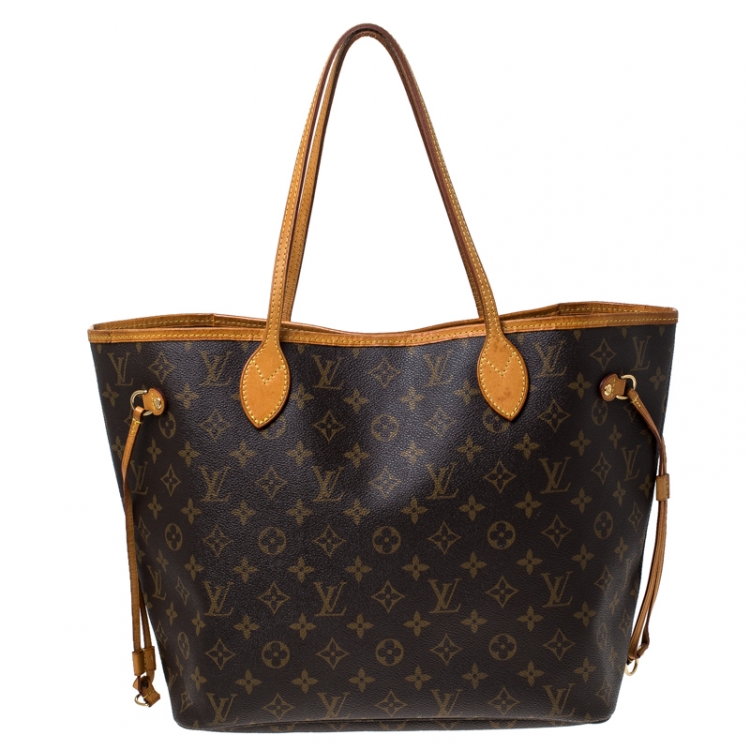 Pre Owned Louis Vuitton Monogram Canvas Neverfull MM Bag