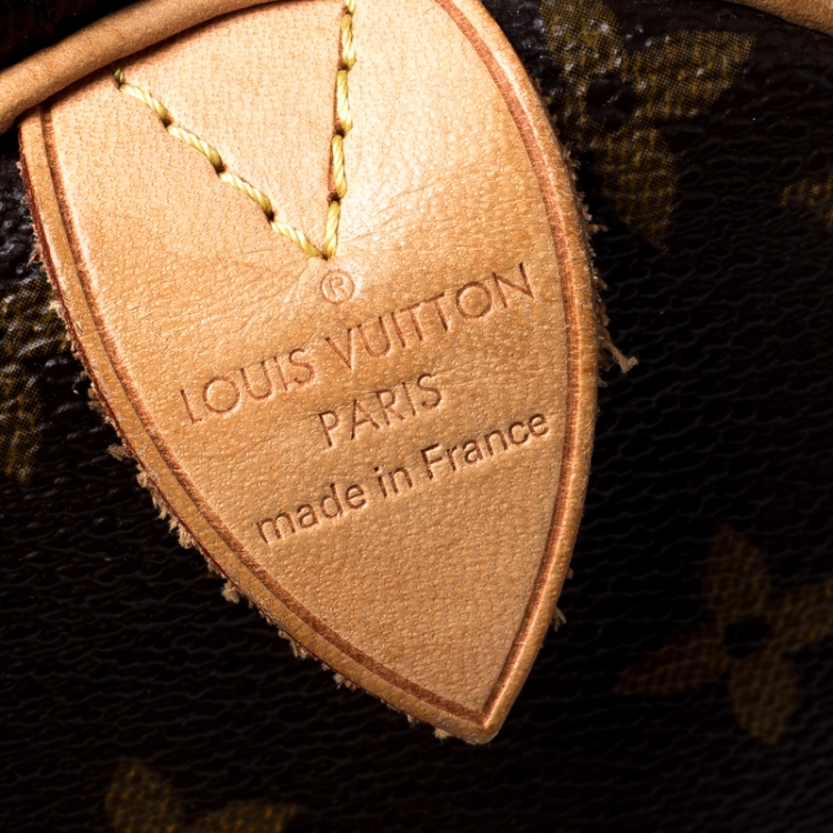 Pre Owned Louis Vuitton Monogram Canvas Speedy 30 Bag