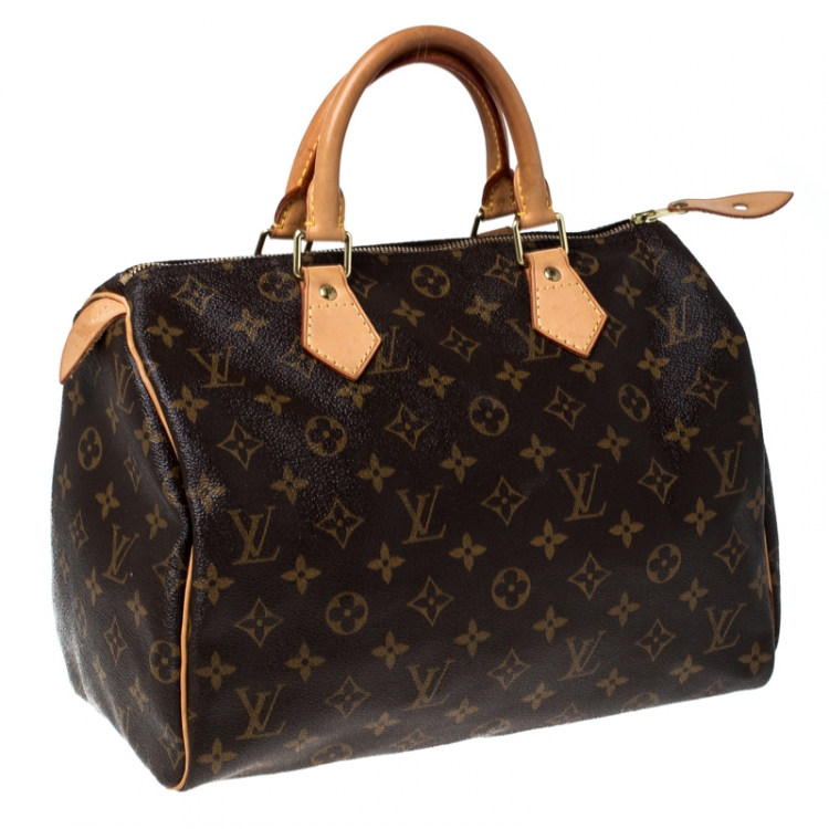 Pre Owned Louis Vuitton Monogram Canvas Speedy 30 Bag