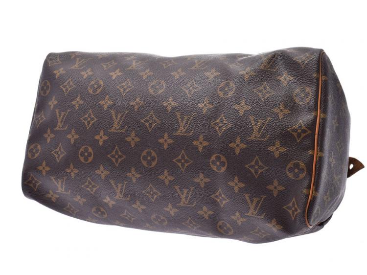 Pre Owned Louis Vuitton Monogram Canvas Speedy 35 Bag