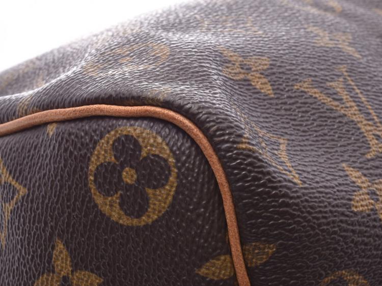 Pre Owned Louis Vuitton Monogram Canvas Speedy 35 Bag
