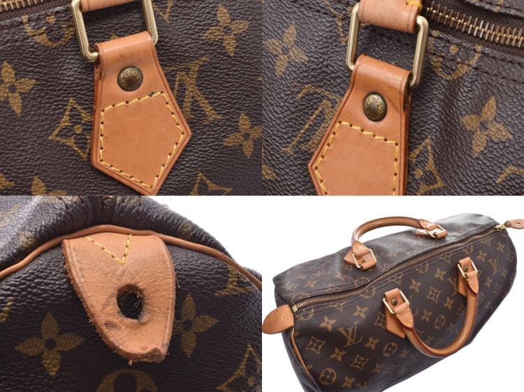 Pre Owned Louis Vuitton Monogram Canvas Speedy 35 Bag