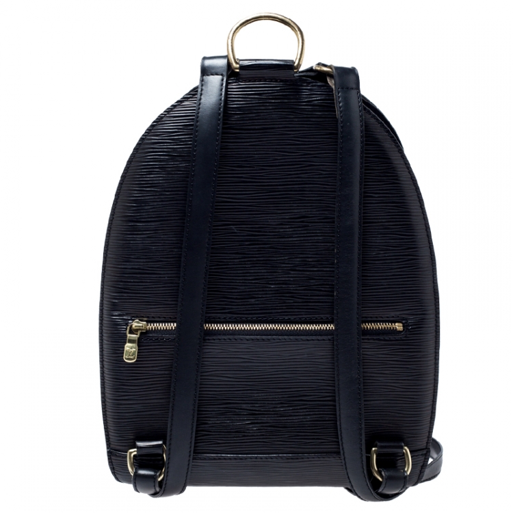 Pre Owned Louis Vuitton Black Epi Leather Mabillon Backpack