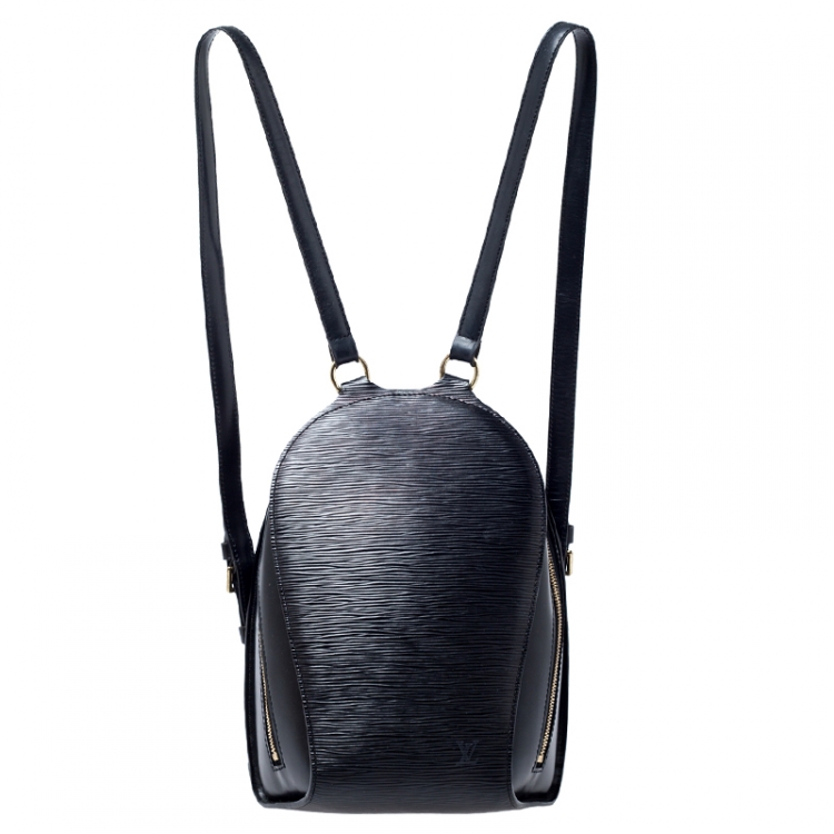 Louis Vuitton Black Epi Leather Mabillon Backpack Bag Louis Vuitton | The  Luxury Closet
