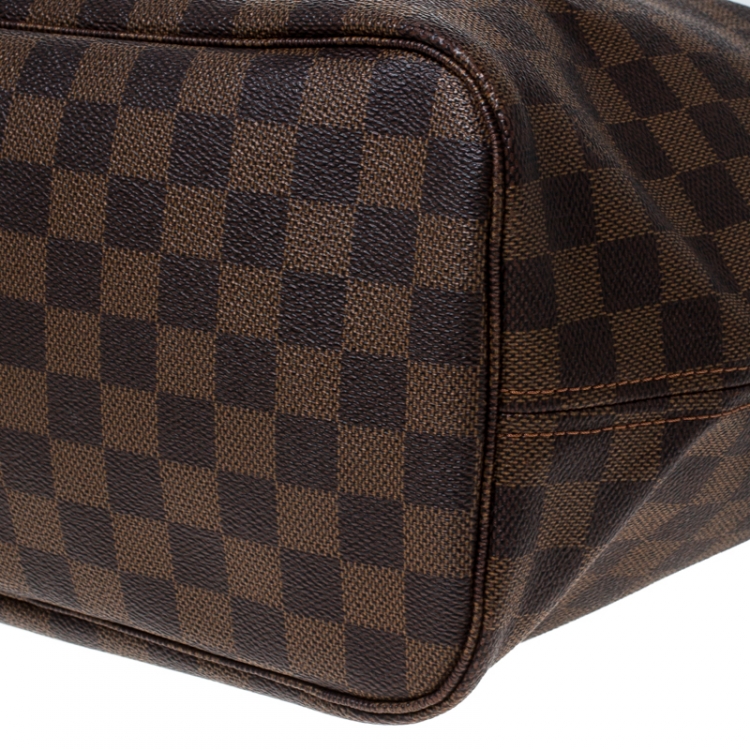 Pre Owned Louis Vuitton Damier Ebene Canvas Neverfull MM Bag