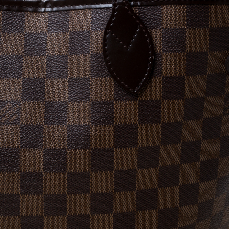 Pre Owned Louis Vuitton Damier Ebene Canvas Neverfull MM Bag
