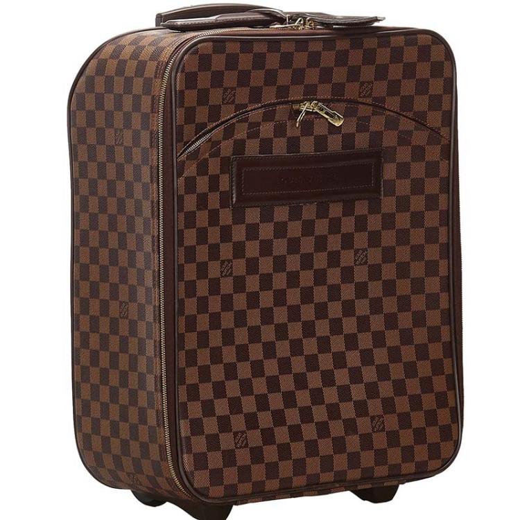 Louis Vuitton Damier Ebene Pegase 45 Rolling Luggage Trolley