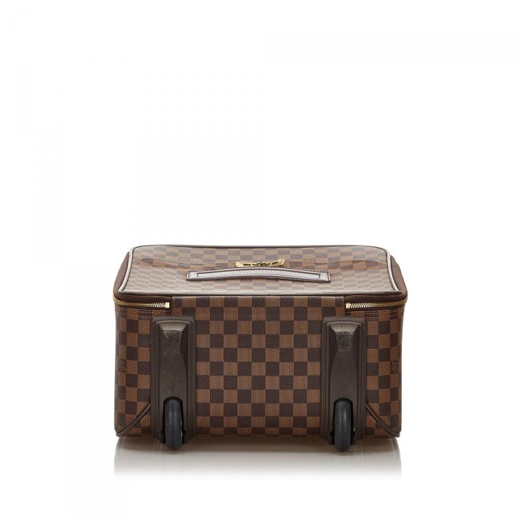 Pre Owned Louis Vuitton Damier Ebene Canvas Pegase 45