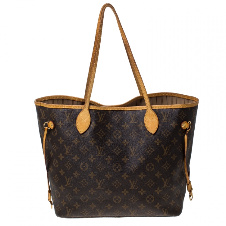 Pre Owned Louis Vuitton Monogram Canvas Neverfull MM Bag