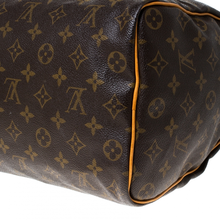 Pre Owned Louis Vuitton Monogram Canvas Speedy 35 Bag 