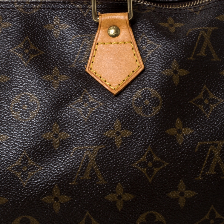 Pre Owned Louis Vuitton Monogram Canvas Speedy 35 Bag 