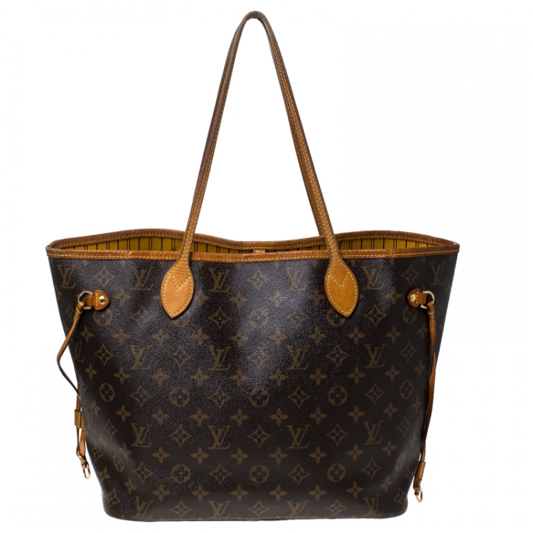 Pre Owned Louis Vuitton Monogram Canvas Neverfull MM Bag