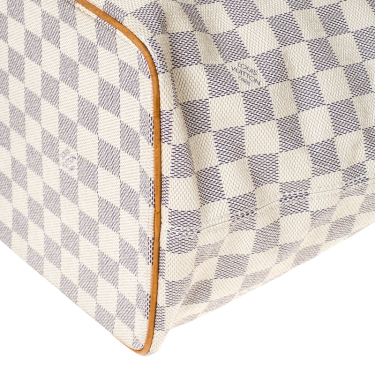 Pre Owned Louis Vuitton Damier Azur Canvas Saleya MM Bag