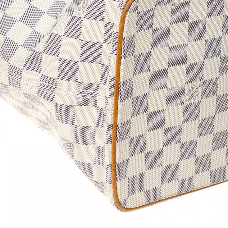 Pre Owned Louis Vuitton Damier Azur Canvas Saleya MM Bag
