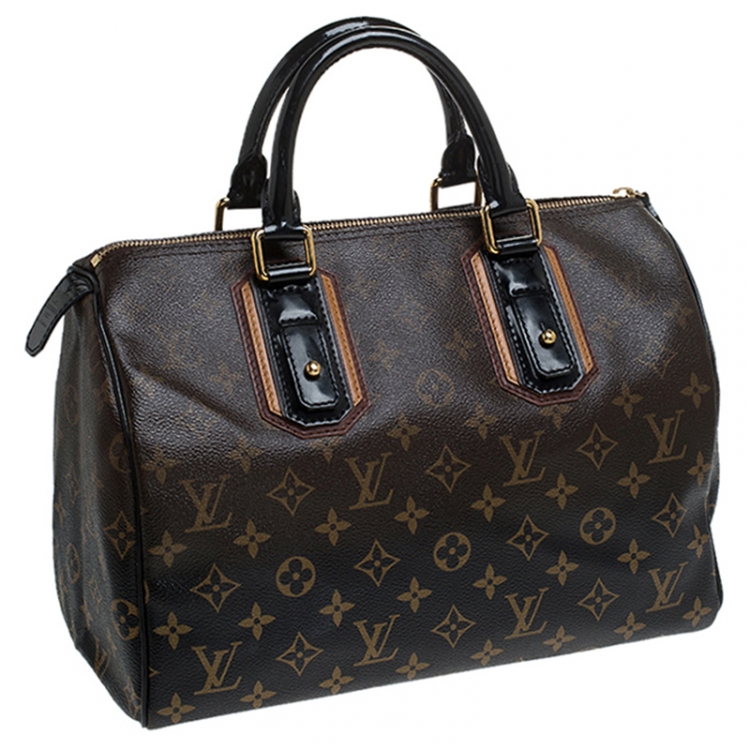 Pre Owned Louis Vuitton Monogram Canvas Limited Edition Mirage Speedy 30 Bag