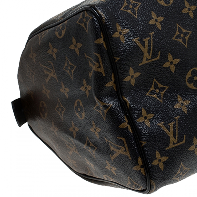 Pre Owned Louis Vuitton Monogram Canvas Limited Edition Mirage Speedy 30 Bag
