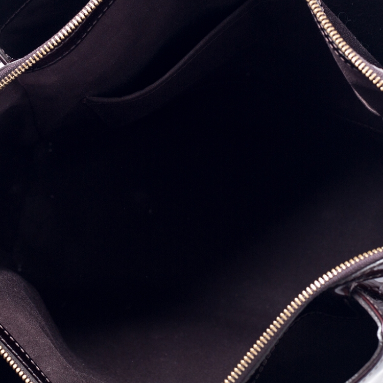 Pre Owned Louis Vuitton Amarante Monogram Vernis Melrose Avenue Bag