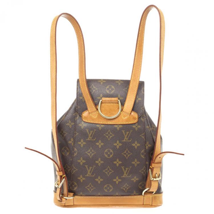 Pre Owned Louis Vuitton Monogram Montsouris MM Backpack