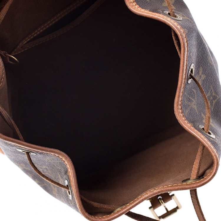 Pre Owned Louis Vuitton Monogram Canvas Montsouris Backpack MM Bag