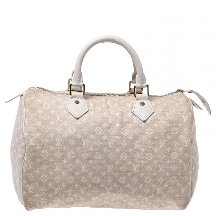 مملوكة مسبقًا Louis Vuitton Dune Monogram Mini Lin Speedy 30 Bag