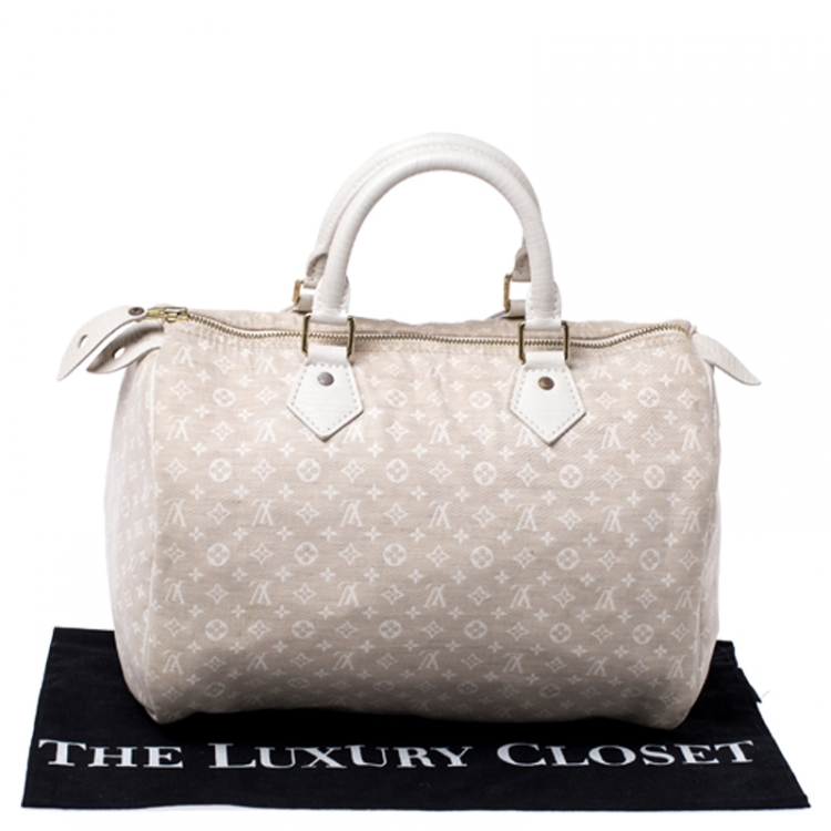مملوكة مسبقًا Louis Vuitton Dune Monogram Mini Lin Speedy 30 Bag
