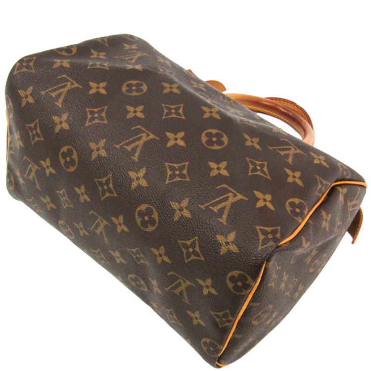 Pre Owned Louis Vuitton Monogram Canvas Speedy 25 Bag