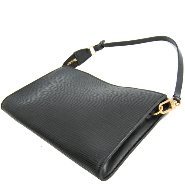Louis Vuitton Noir Epi Leather Pochette Accessoires 24 Louis