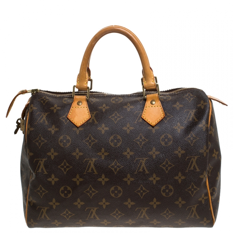 Pre Owned Louis Vuitton Monogram Canvas Speedy 30 Bag