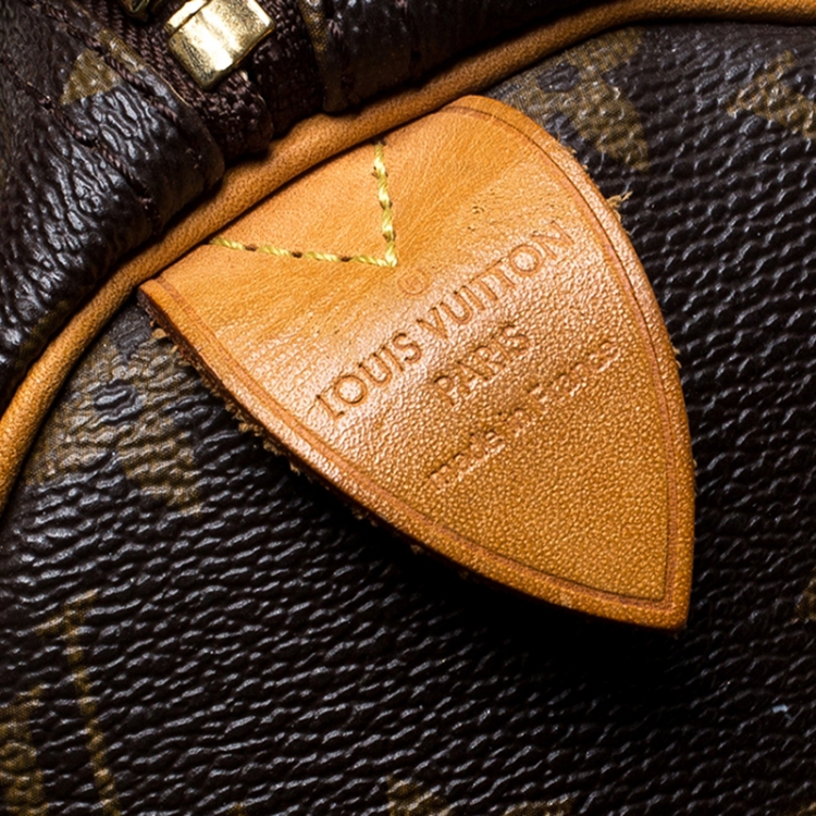 Pre Owned Louis Vuitton Monogram Canvas Speedy 30 Bag