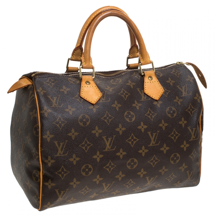 Pre Owned Louis Vuitton Monogram Canvas Speedy 30 Bag