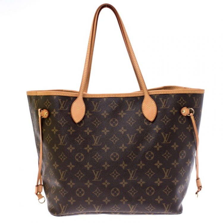 Pre Owned Louis Vuitton Monogram Canvas Neverfull MM Bag
