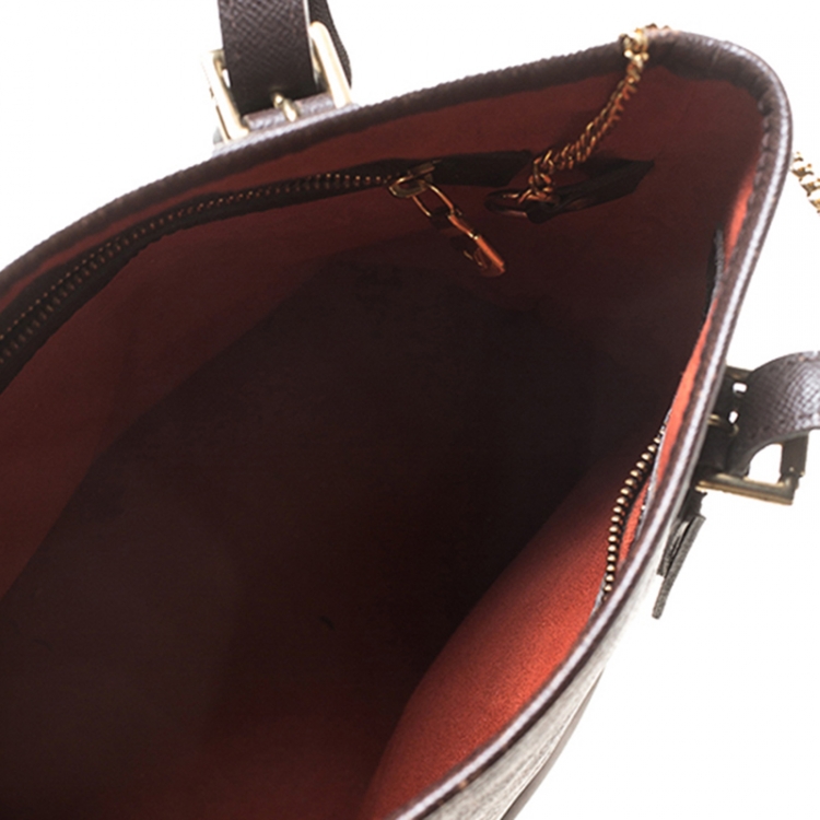 مملوكة مسبقًا Louis Vuitton Damier Ebene Canvas Marais Bucket Bag 