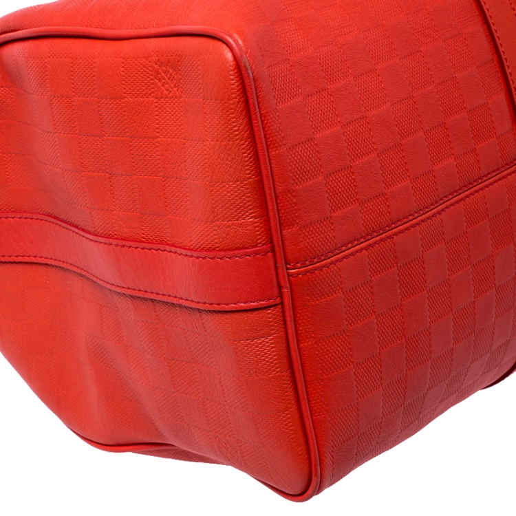 louis vuitton keepall orange