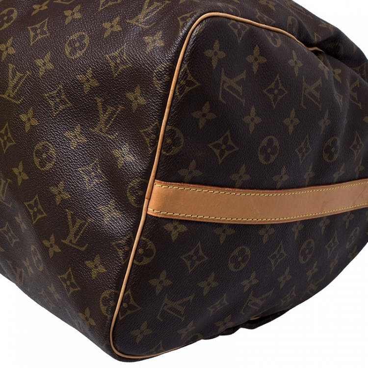 Pre Owned Louis Vuitton Monogram Canvas Keepall 55 Bandouliere Bag