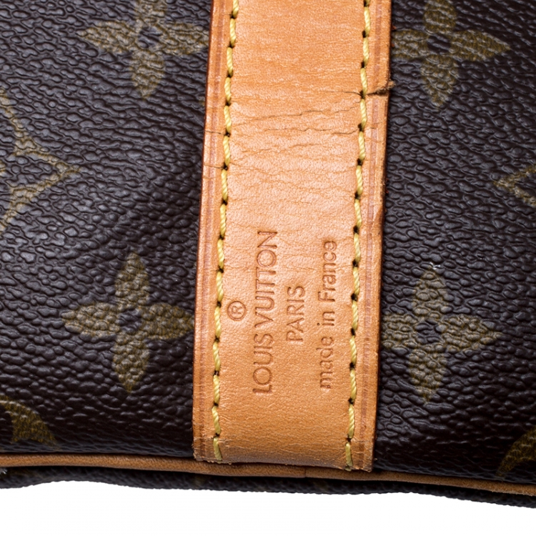 Pre Owned Louis Vuitton Monogram Canvas Keepall 55 Bandouliere Bag
