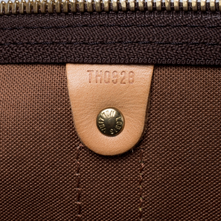 Pre Owned Louis Vuitton Monogram Canvas Keepall 50 Bandouliere Bag