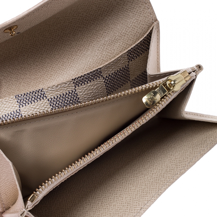 Pre Owned Louis Vuitton Damier Azur Pochette Solo Belt Bag