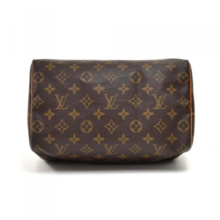 Pre Owned Louis Vuitton Monogram Canvas Speedy 25 Bag