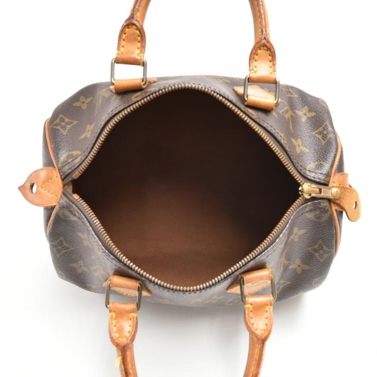 Pre Owned Louis Vuitton Monogram Canvas Speedy 25 Bag