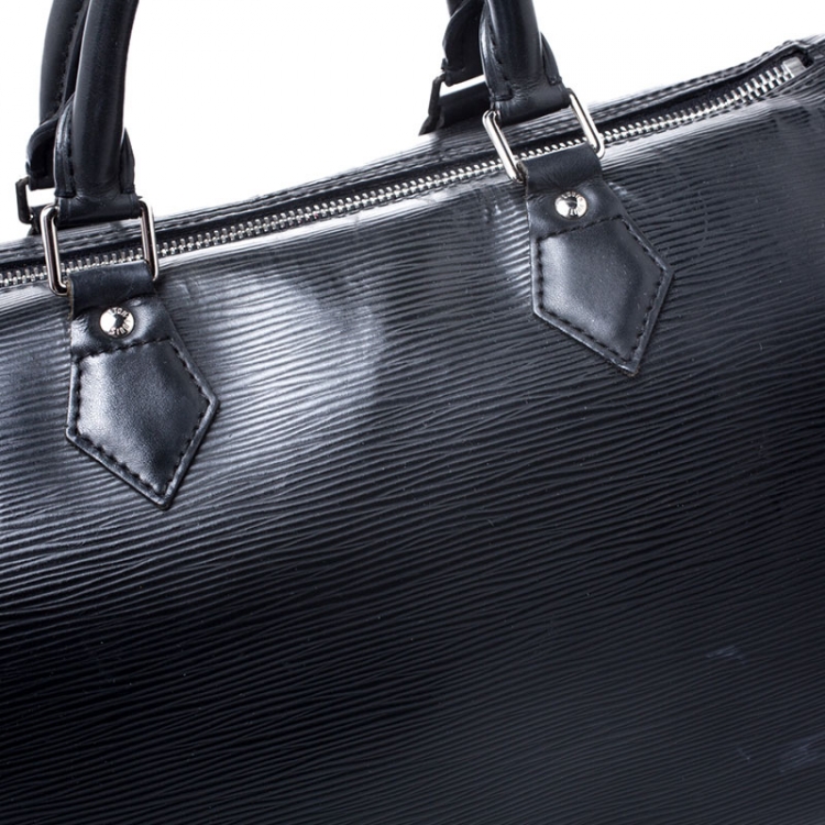 مملوكة مسبقًا Louis Vuitton Black Epi Leather Speedy 30 Bag