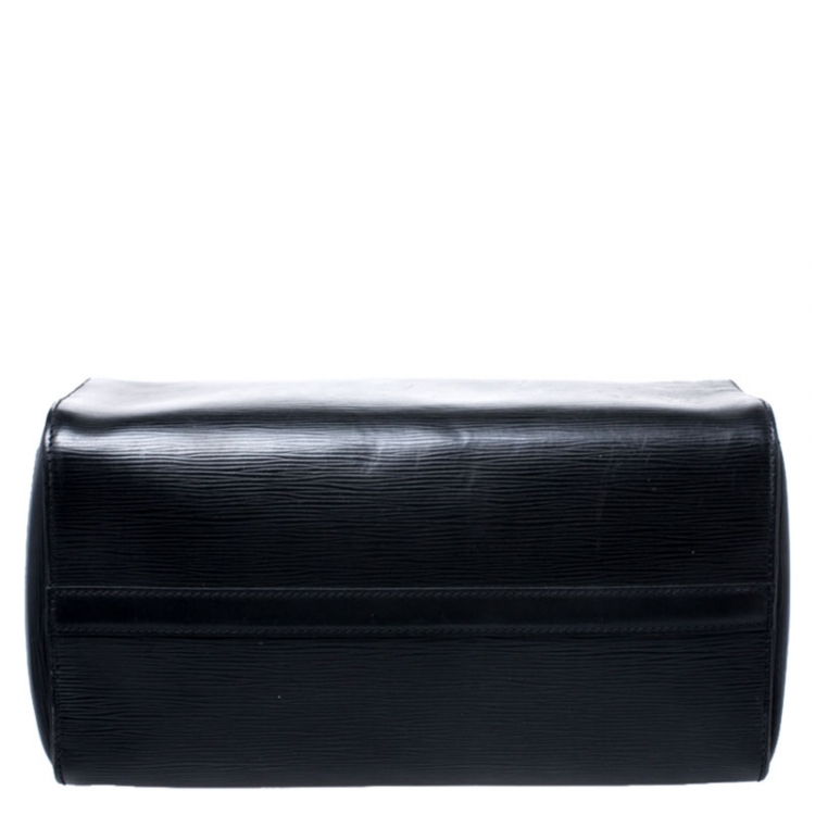 مملوكة مسبقًا Louis Vuitton Black Epi Leather Speedy 30 Bag