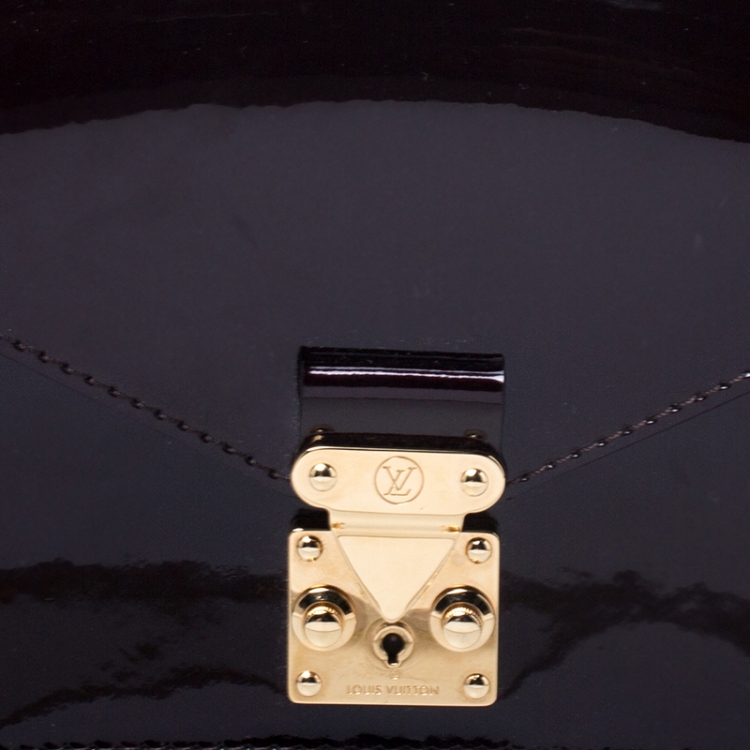 Pre Owned Louis Vuitton Amarante Vernis Monceau BB Bag
