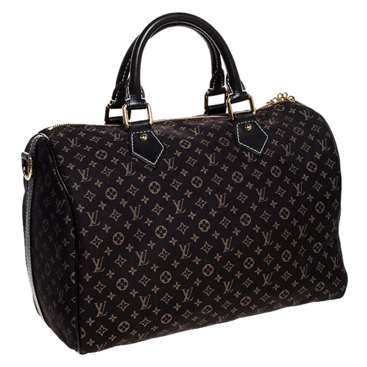 مملوكة مسبقًا Louis Vuitton Fusain Monogram Idylle Canvas Bandouliere Speedy 30 Bag      