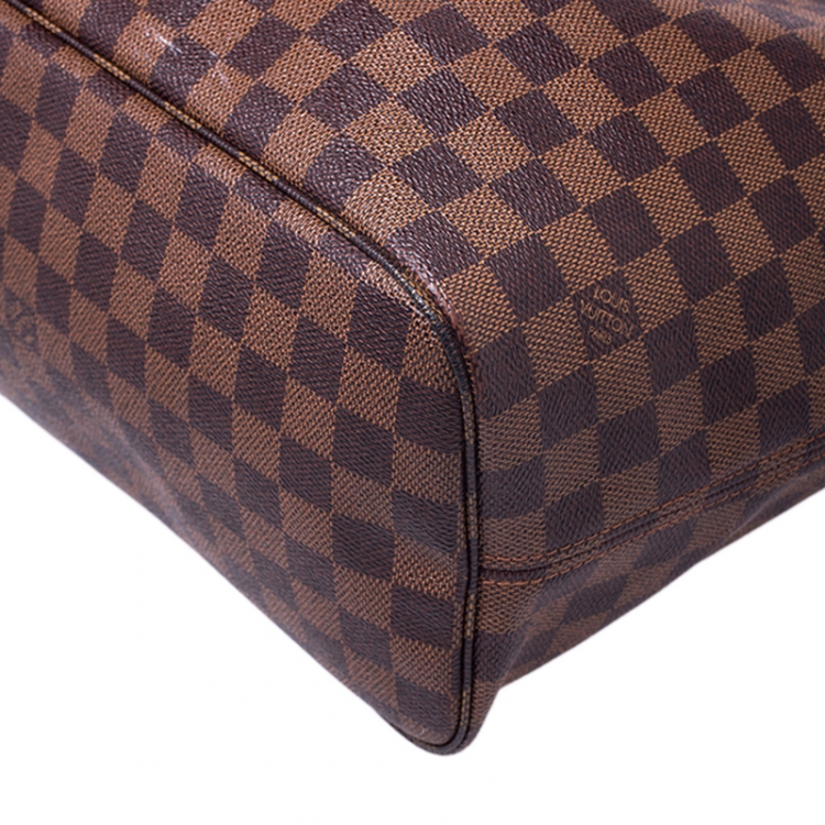 Pre Owned Louis Vuitton Damier Ebene Canvas Neverfull MM Bag