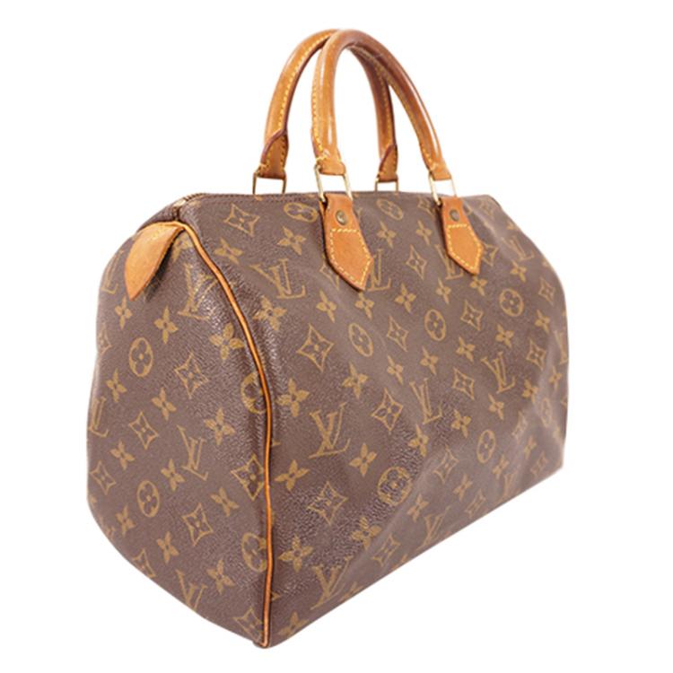 Pre Owned Louis Vuitton Monogram Canvas Speedy 30 Bag