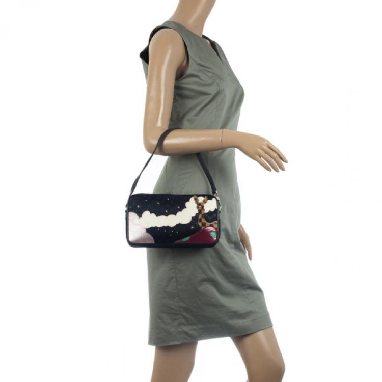 New Vuitton Limited Edition Mini Pouchette Giraffe Bag