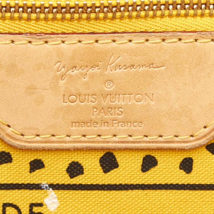 Pre Owned Louis Vuitton Monogram Kusama Neverfull MM