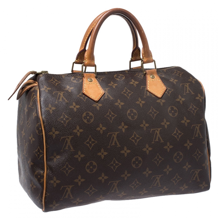 Pre Owned Louis Vuitton Monogram Canvas Speedy 30 Bag